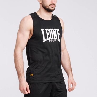 LEONE flag tank top -black